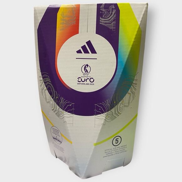 Adidas UEFA Womens Euro 2025 Official Pro Soccer Ball JH1261 Size 5 Set of 2 New - Picture 3 of 9